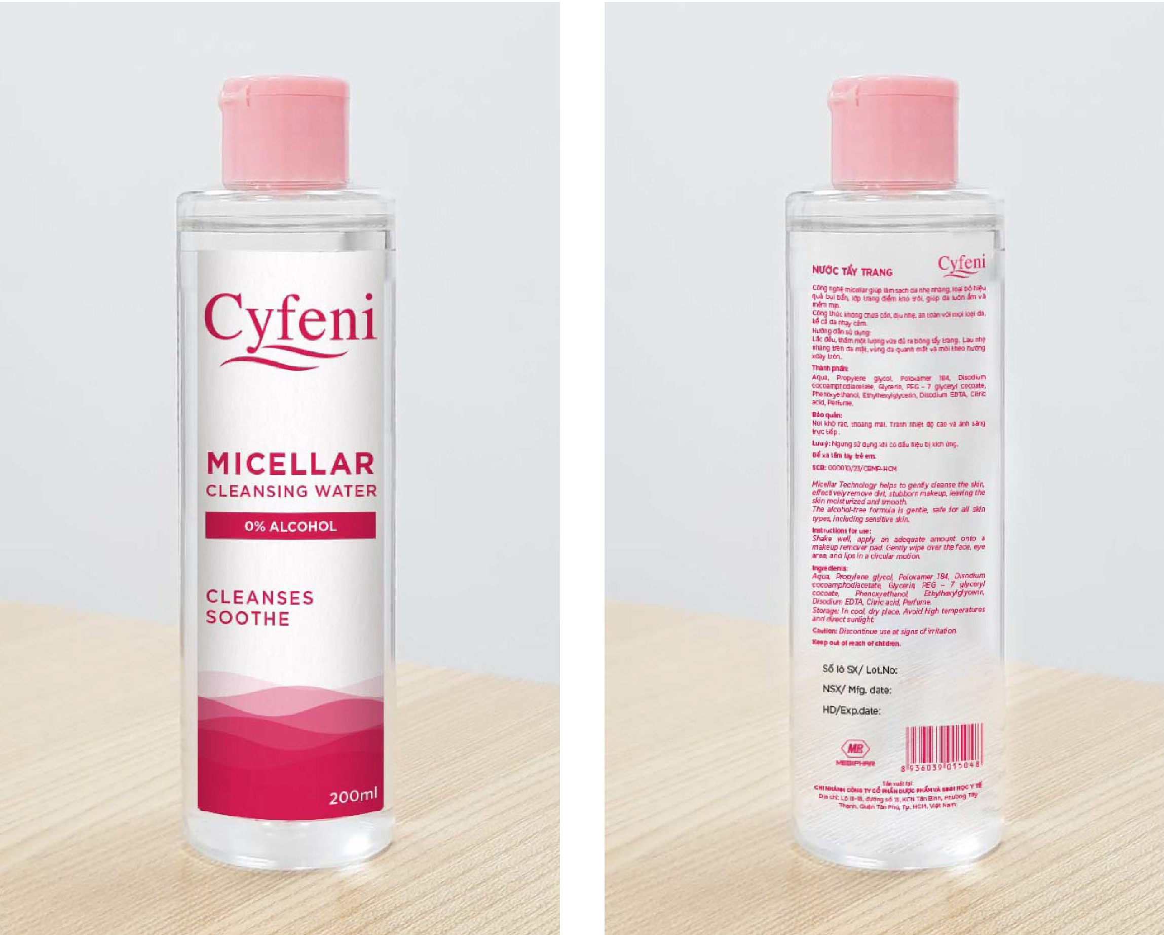 NƯỚC TẨY TRANG CYFENI 